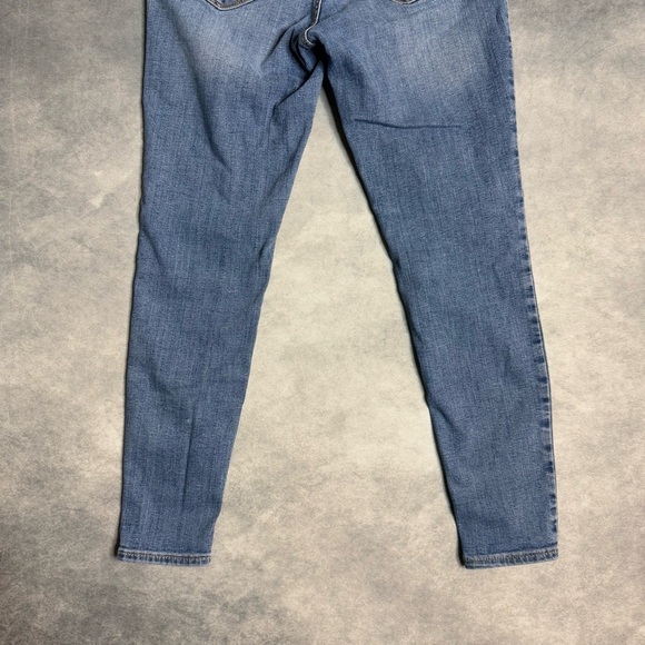 Old Navy Jeans Womens Size 4 Blue Rockstar Super Skinny Mid Rise Inseam 25 - Picture 12 of 13